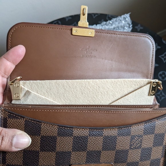 Louis Vuitton ascot wallet clutch with chain strap incert - Picture 3 of 17